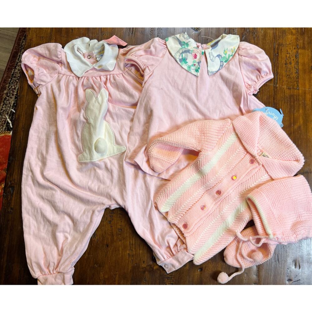 Pretty in Pink Baby Girl's Heartstrings Bundle - 18-24 months